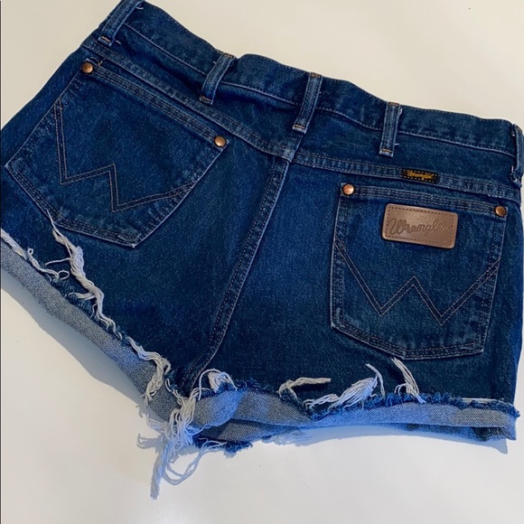 Wrangler Pants - Vintage wranglers high rise cut off jean shorts.